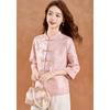 New Chinese Style Iridescent Jacquard Shirt