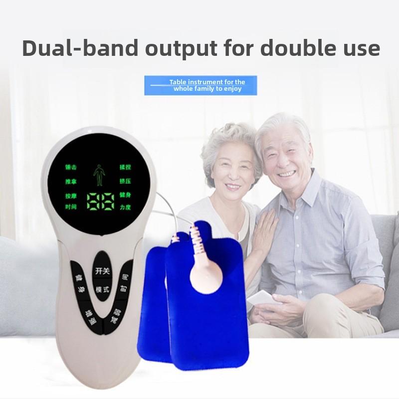 New Physiotherapy Instrument Mini Digital Meridian Massager, Pulse Dual Output Massager Charging Model