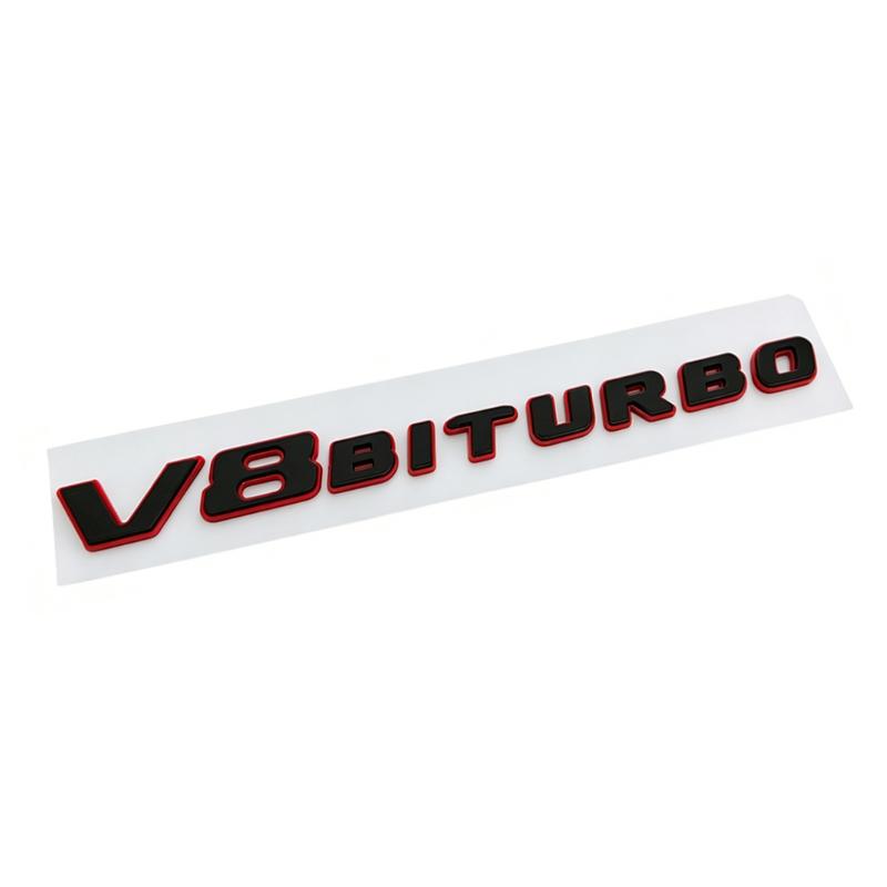 1Pc 3D Letters Logo Car Fender Side Trim Badge Sticker Car Emblem Decal Decorative Accessories