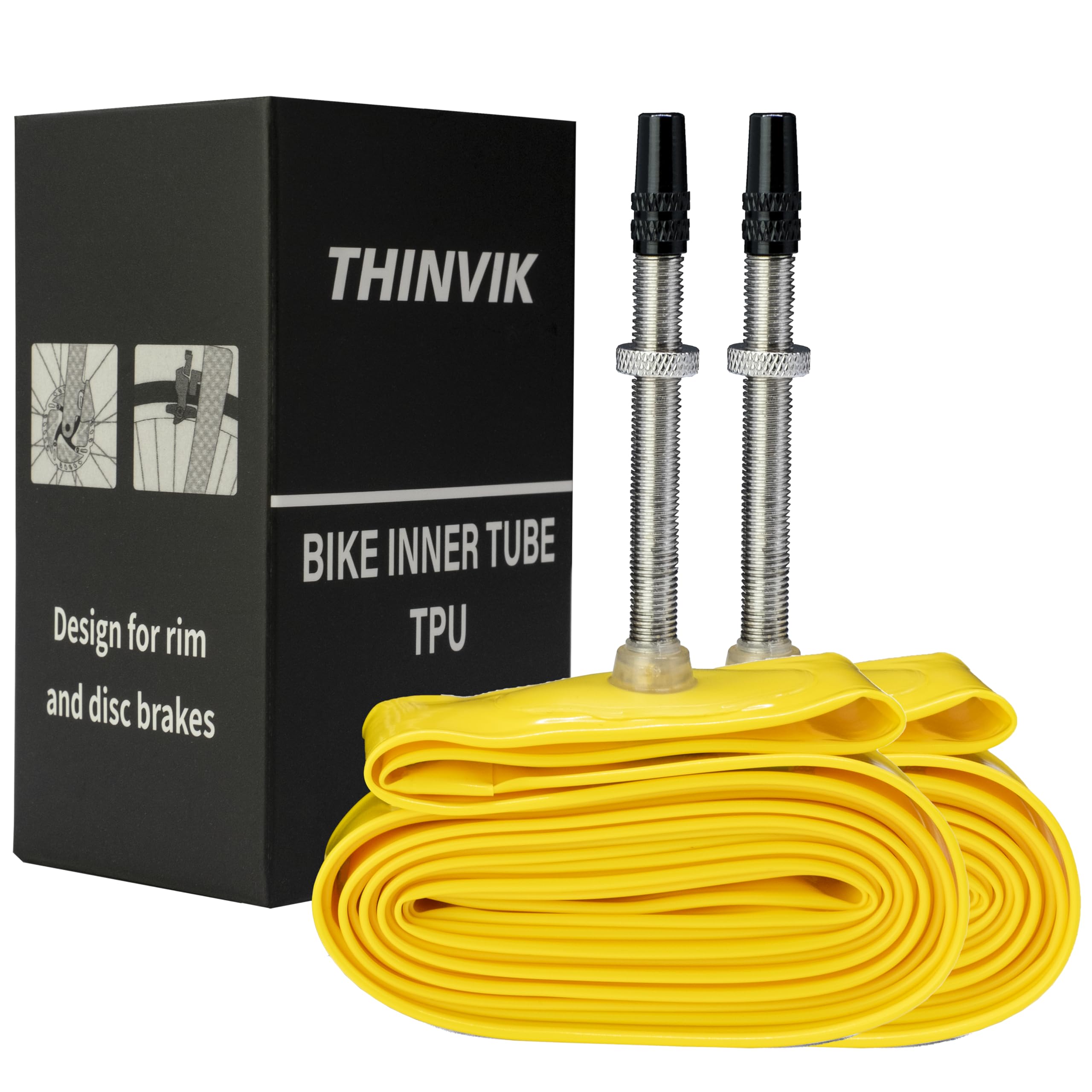 

из Тинвик ТПУ Внутренние 700C x Сверхлегкие и для Дорожного 700C Велосипеда Внутренние Ниппели Преста [Набор 2] Камеры, 18-32C, Прочные, Велосипеды, Камеры, 65мм/85мм