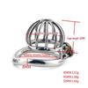Ultra Small Metal Chastity Lock CB6000s: Male BDSM Master-Slave Birdcage Pot Lid Head Training Tool.