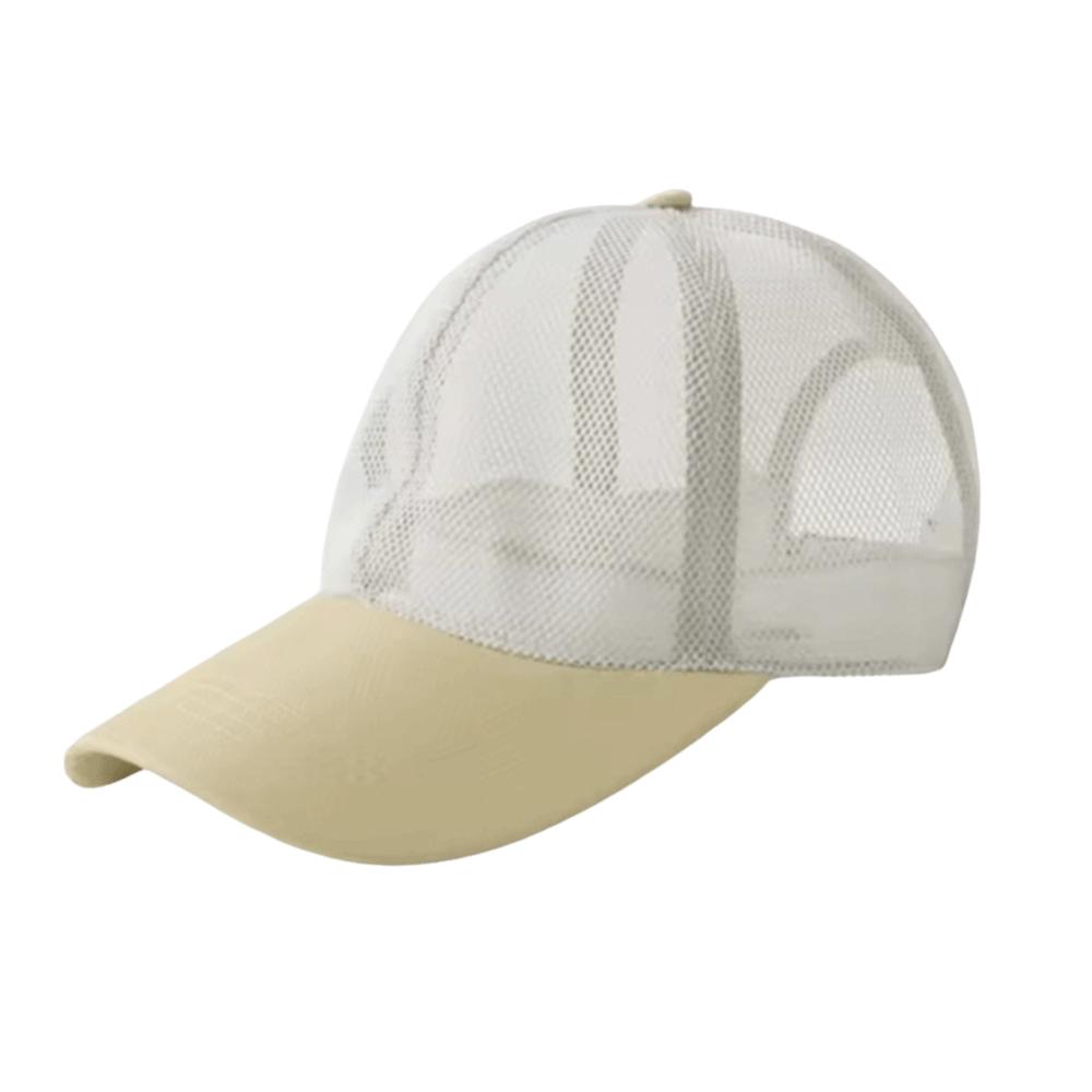 Adjustable Full Mesh Baseball Cap Sun Protection Breathable Mesh Cap  Outdoor