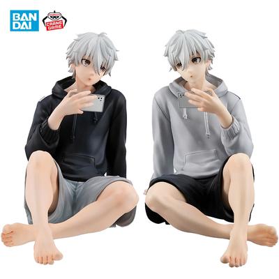 BLUE LOCK Nagi Seishiro Anime Figur Weißhaariger Shinji Fußballmodell Statue Sammlerstück Weihnachtsgeschenk Dekorationen