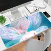 1Pc Fairy Dreams Blue Gaming Mouse Pad Keyboard Desk Mat Non-slip Rubber Lock Edge Waterproof Computer Mousepad for Office Home Decor S117