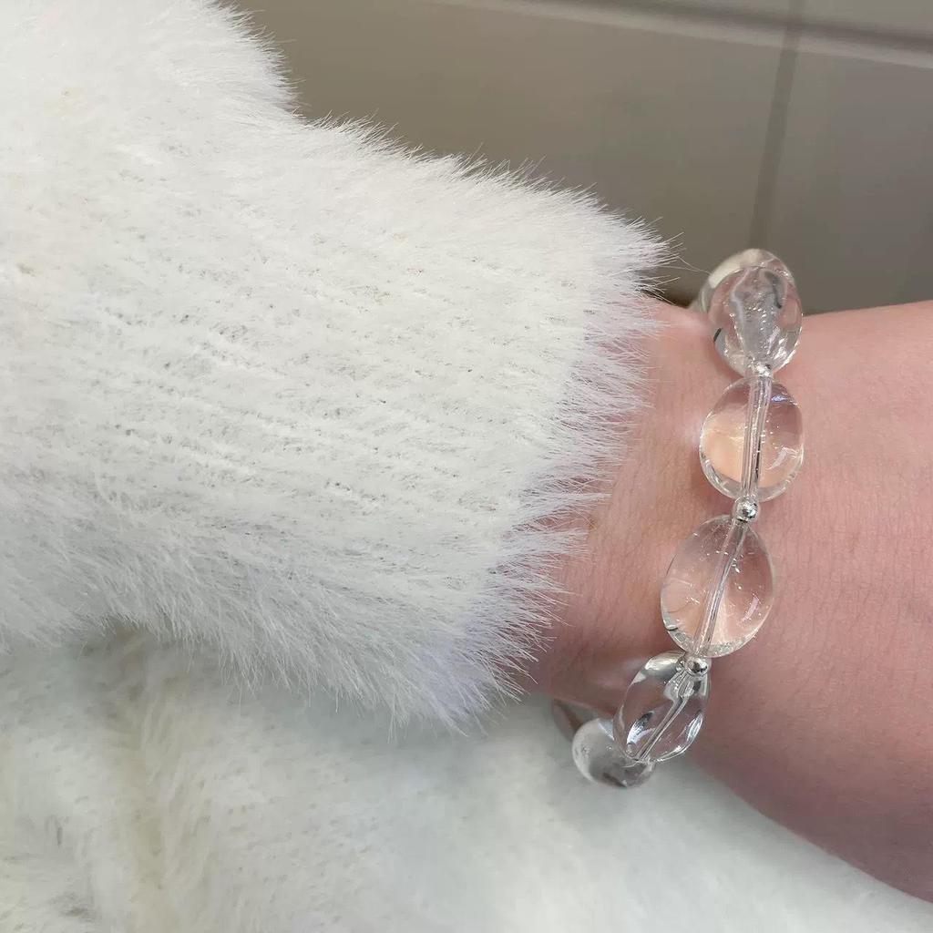 Ensemble Collier et Bracelet en Cristal Coréen Haut de Gamme Dongdaemun