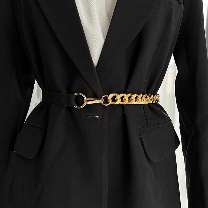 Women's Fashion Chain Dress Belt - Versatile, Decorative Waist Accessory