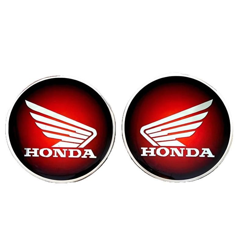 Autocollant Métal Logo Gravé au Laser Réservoir de Carburant Moto Honda