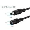 AKIRARI DC Extension Cable 1m 3m 5m 10m Selectable 18awg Solar Panel DC Extension Connector Cable Home CCTV Camera Cord DC Extension Cord DC Cable