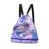 Children's Swimsuit Storage Bag, Dry Wet Separation, with Shoe Compartment, Waterproof Backpack, Swimming Storage Bag, Beach Tie Mouth Wash Bag