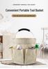Portable Outdoor Picnic and Beach Basket – Foldable, Multi-Purpose Storage Bag for Bathroom or Mother and Baby Needs.