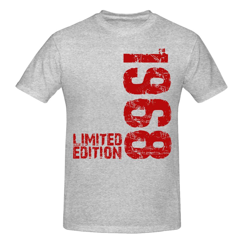 T-shirts Classiques Édition Limitée Nouveauté 1968 Vêtements de Rue Graphiques Manches Courtes Cadeaux d'Anniversaire Style Été T-shirt Unisexe Vêtements Unisexe