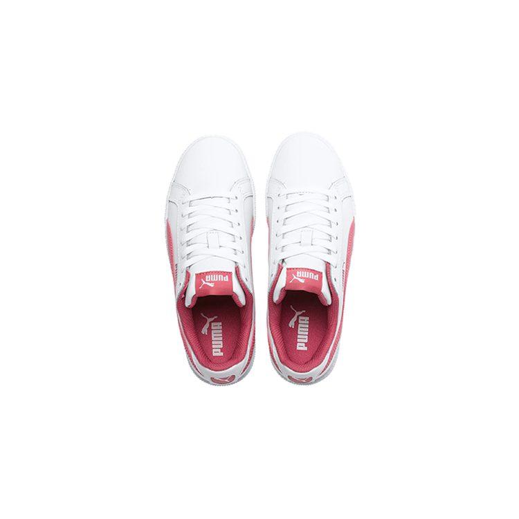 Puma Low Top Kids' Skateboarding Shoes White Pink Teenagers 360162-14