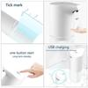 350ml Automatic Intelligent Infrared Soap Dispenser USB Soap USB Charging Touchless Bathroom Soap Dispenser Machine Kitchen | Liquid Soap Dispensers