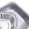 12Pcs Disposable Aluminum Foil Food Container Rectangle Packing Box Multi-use Takeaway Cooking Liners Microwave