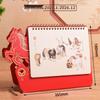 2026 Year of the Horse Chinese Style Custom Table Calendar with Pictures - Creative Desktop Ornament & Office Hollowed-Out Design
