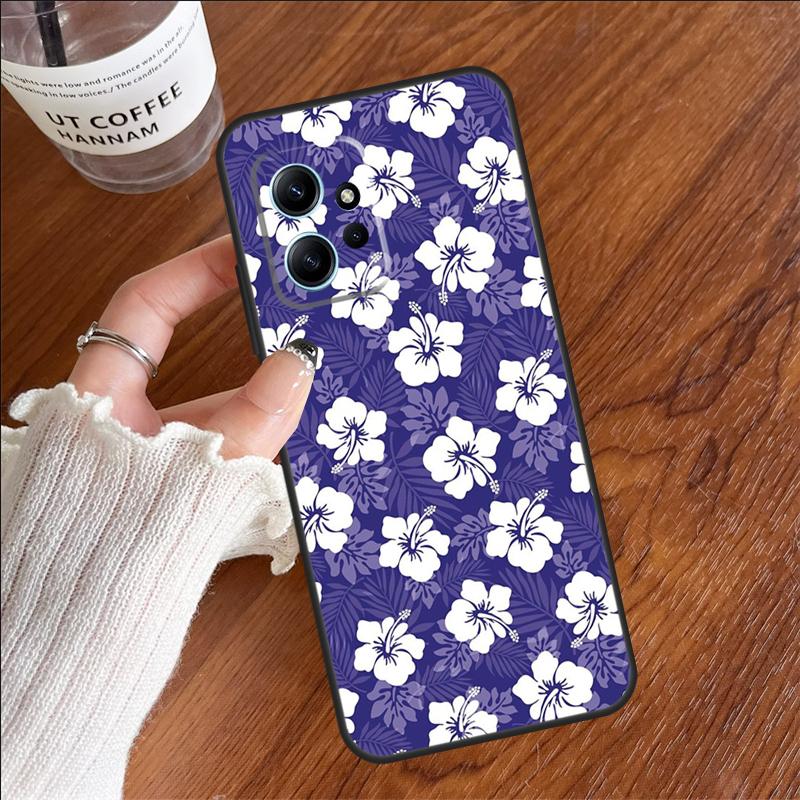 Hibiscus Flowers Floral Hybrid Case For Xiaomi Redmi 13C 14C 10C 12C Redmi Note 14 12 11 9 10 13 Pro 9S 10S 11S 12S Cover