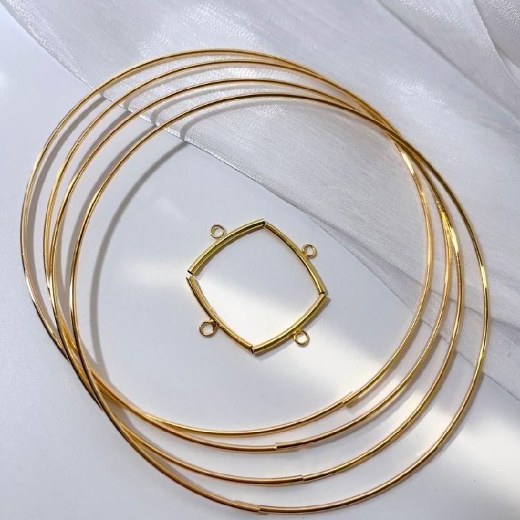 5Pcs Dream Catcher Circle Ring for DIY Home Decorations Wreath Crafts Hoop Ring