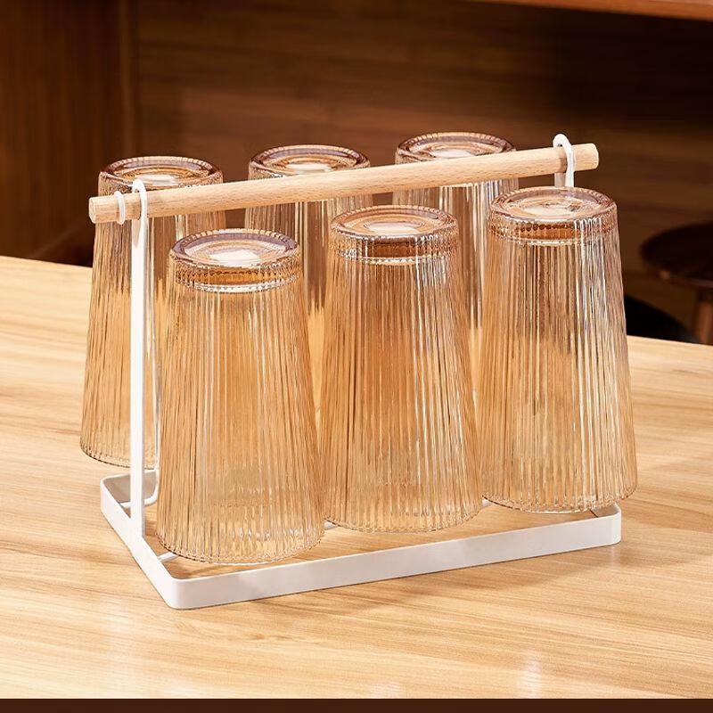 Jia Kang Ming Heat-Resistant Glass Drinking Set with Handle