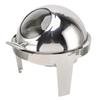 Chafing Dish Buffet Set Stainless Steel Buffet Chafer 6L Buffet Catering Food Warmer Alcohol Heating Visible Glass Lid