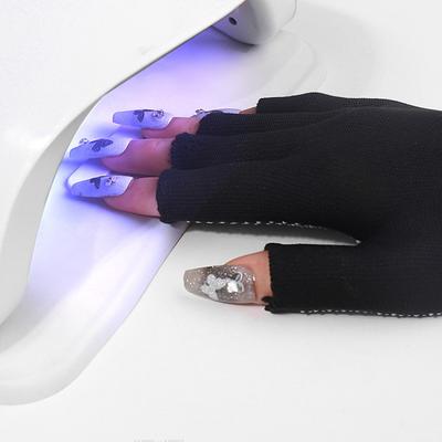 1 Pair Nail Art Glove Anti Uv Nail Gloves Nail Art Protection Gloves Nail Art Tools Led Lamp Radiation Glove Manicure Nail Tool
