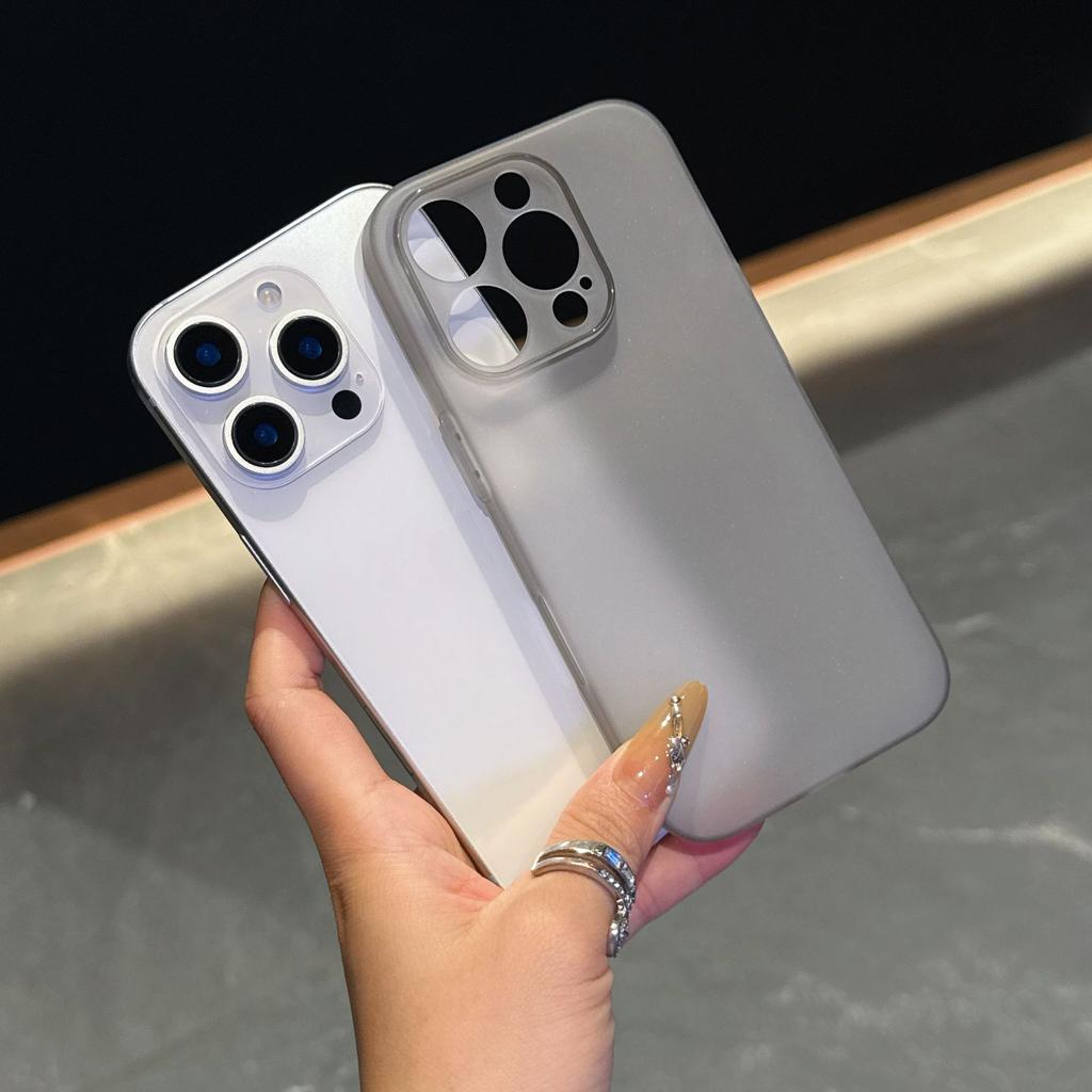 Ultra-thin matte suitable for iPhone16E mobile phone case SE new Apple 15promax transparent matte silicone case
