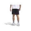 Adidas Mid-Rise Striped Straight-Leg Sports Shorts Men Bottoms Black IL1614