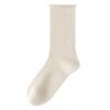 Summer Stacking Socks, Women's Ice Silk Cotton Breathable Mid-leg Socks, Anti-odor and Sweat-absorbing Thin Style