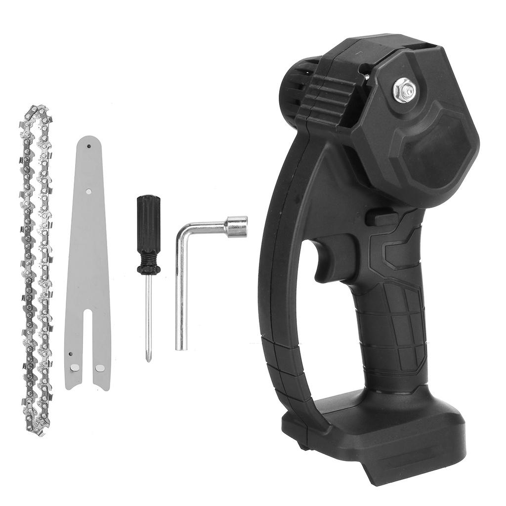 

6-дюймовый одноручный садовый электроинструмент 3000 Вт, мини-электрическая цепная пила 98VF/68VF с 2 шт. аккумуляторной бензопилой для обрезки дерева Only machine