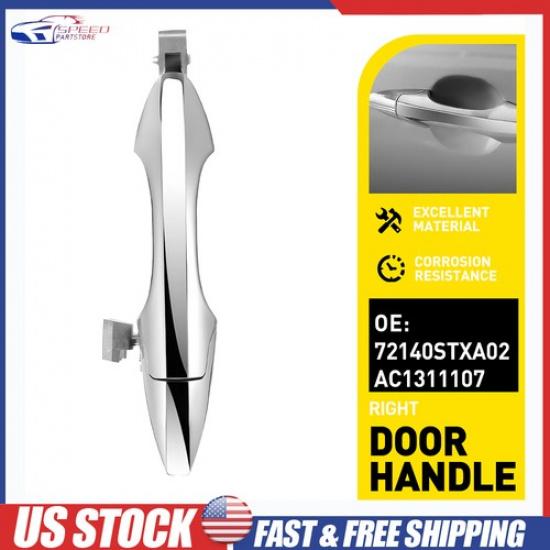 Exterior Outside Passenger Right Door Handle ABS for 2007-2013 Acura MDX Base