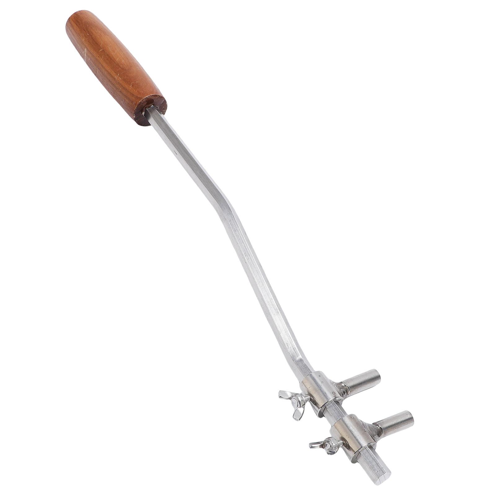 

16,7 дюйма Инструмент для сгибания ветвей бонсай из нержавеющей стали Регулируемый ключ-бендер для стилизации бонсай с деревянной ручкой для садоводства