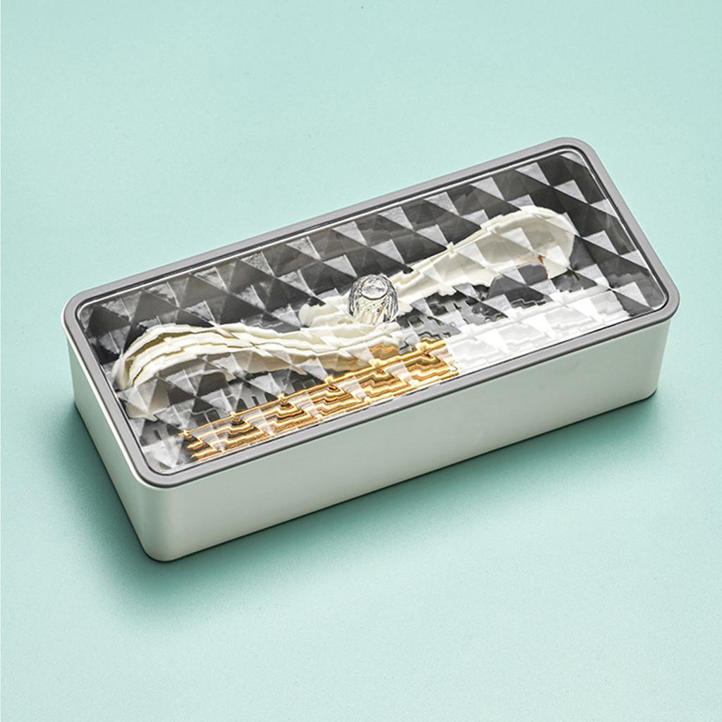 Draining Chopstick Container Dustproof Multilayers Utensil Storage Box for Kitchen White