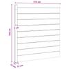 WPC and Aluminum Fence Panel Brown