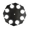 Durability On-Stage Multi Mic Holder Microphone Tray with AntiSlip Plastic Pad for Up To 8Mics Secure &Neat Storage