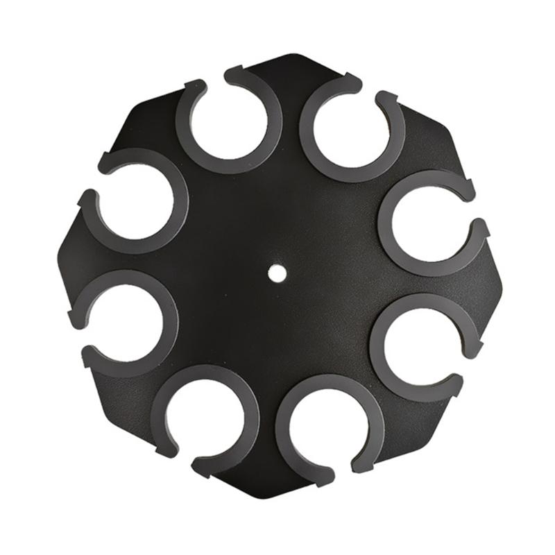 Durability On-Stage Multi Mic Holder Microphone Tray with AntiSlip Plastic Pad for Up To 8Mics Secure &Neat Storage