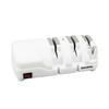 SHARPAL 198H Electric Knife Sharpener - 3-Stage Professional System with Diamond Wheel, for Plain & Serrated Blades, White