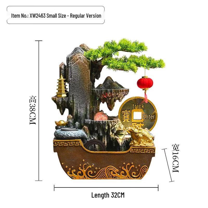Feng Shui Rockery Flowing Water Fountain