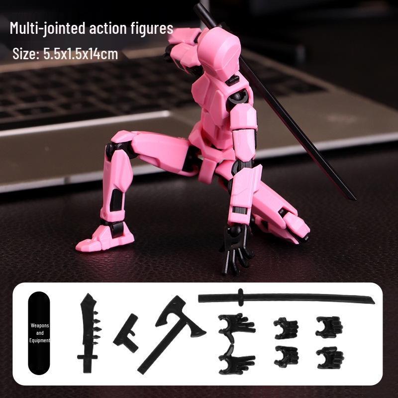 Lucky 13-Joint Movable 3D Doll - 3rd Gen Full Body DIY Decompression Toy