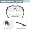 Sports for Clear [uxcell] Sunglasses, Cycling, Polarized, Men's & Women's, Hiking, Cycling, Driving, Fishing, Running, Gray/Black