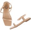 Shoetopia Women'S Snd-116 Tan Flat Sandal-7 Kids Uk (Snd-116-Tan)-Eu40