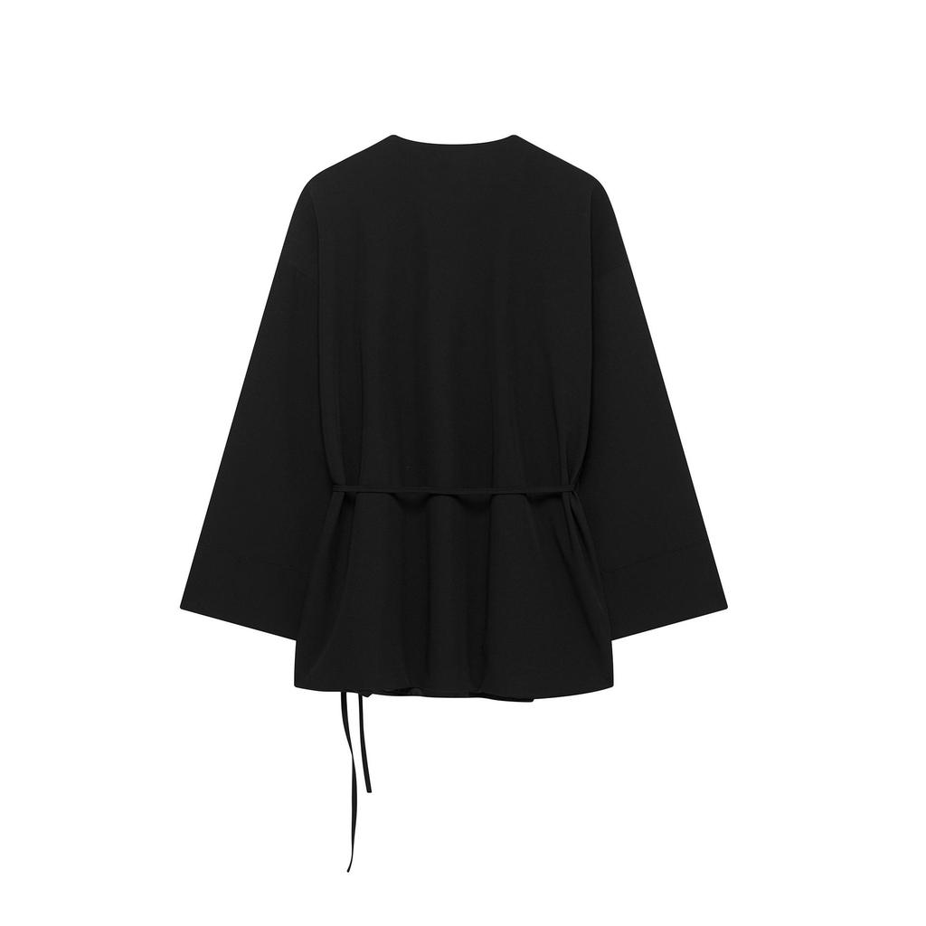 2025 Spring Women's Double-Breasted Kimono-Style Suit Jacket & Pants Set