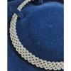 Used SWAROVSKI Swarovski Diamante Necklace Choker Braid