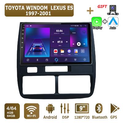 TOYOTA WINDOM LEXUS ES 1997-2001 İçin Android Carplay Araba Radyosu Multimedya Oynatıcı Ana Ünite Stereo GPS Navigasyon BT WIFI 4+64GB