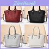 Womens Large Shoulder Bag With Zipper Closure And Inner Compartments
