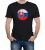 Slovakia Football Supporter Mens T-Shirt World Cup Euros Slovakian Country