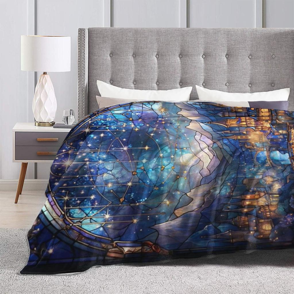 Soft Blanket Travel Office Velaris City of Starlight  Bedding Throws  Flannel Bedspread For Living Room Funny Sofa Bed Cover