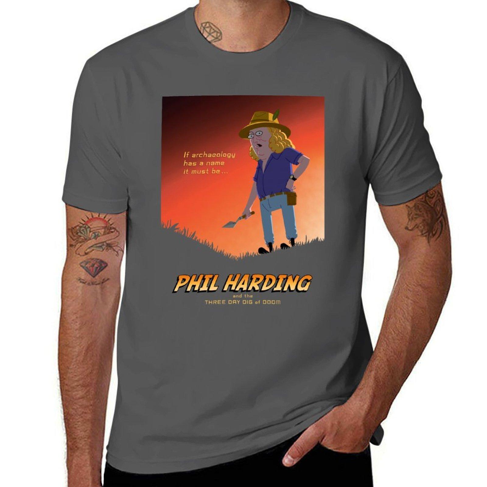 

Phil Harding - Time Team T-Shirt t shirt man luxury man t shirt cotton man t shirts graphic T-Shirt 4XL