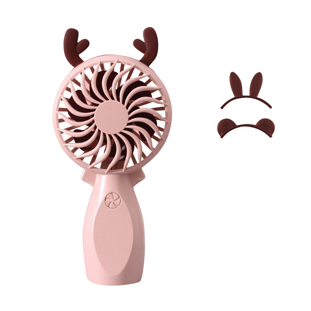 Handheld Small Fan Portable Lanyard  Desktop Student USB Charging Fan