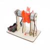 DIY Wind Power Generation Model Wooden Puzzle STEM Technologia Science Experimental Tool Kit Learning Educational Teaching Aids