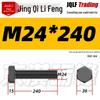12.9 Grade High-Strength Blackened Hex Bolt M22-M48