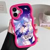 HSR Robin Wavy Edge TPU Mobile Phone Case for iPhone 17 16 15 14 13 12 11 Air Pro Max Plus Colorful Cover